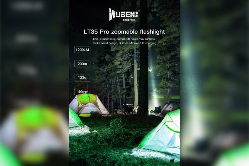 Lampe Wuben LT35 PRO