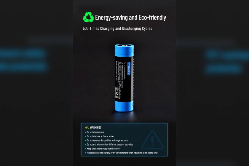 Batterie Wuben 21700 B Li-Ion 4800mAh