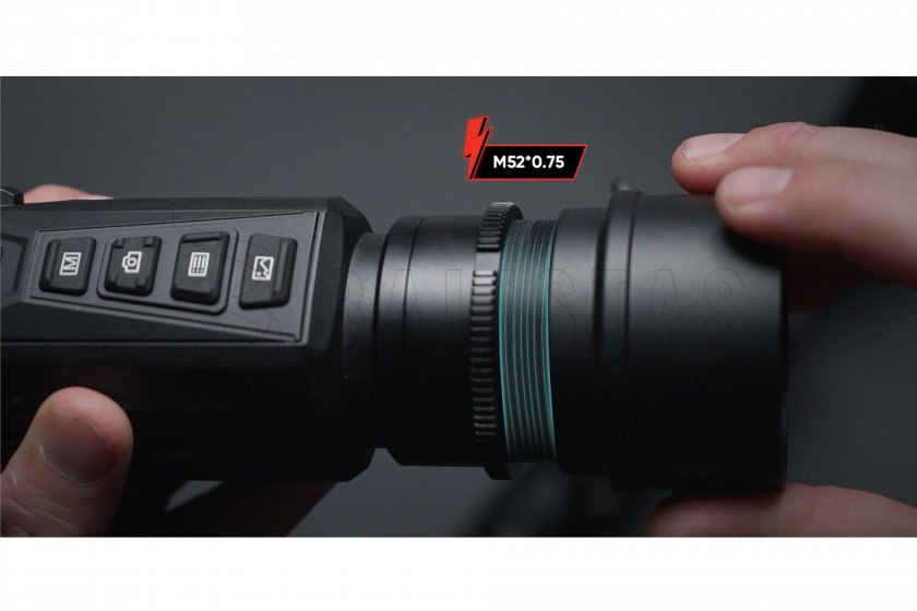 Hikmicro THUNDER TE19CR 2.0 thermal imaging front sight