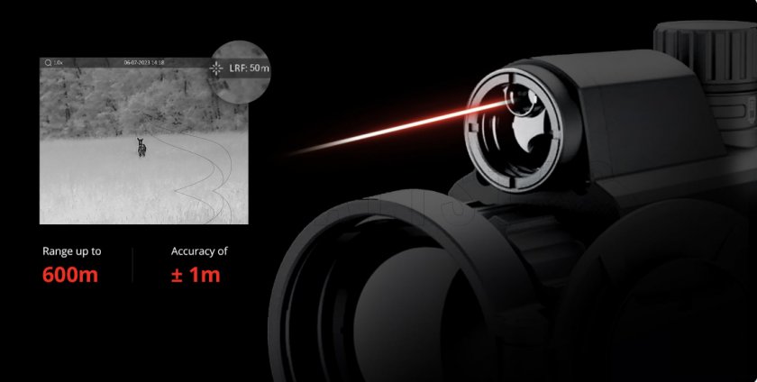 Lunette de visée thermique LRF Hikmicro PANTHER PQ50L 2.0
