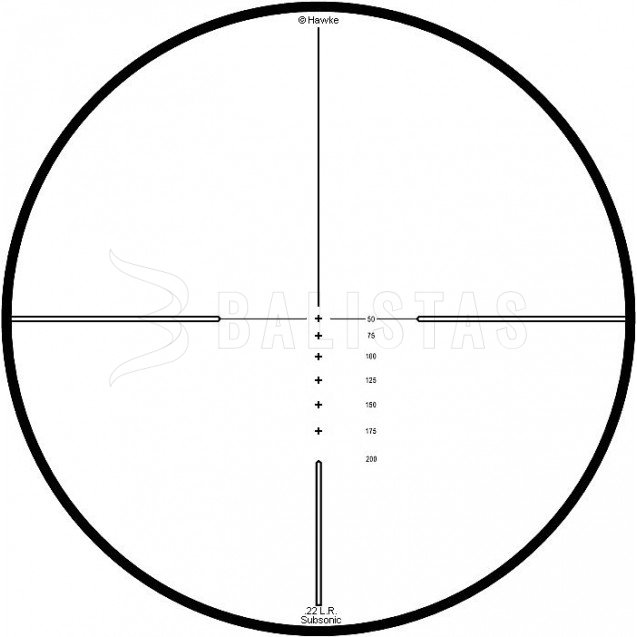 Lunette de visée Hawke Vantage IR 4-12x50 .22 LR Subsonic
