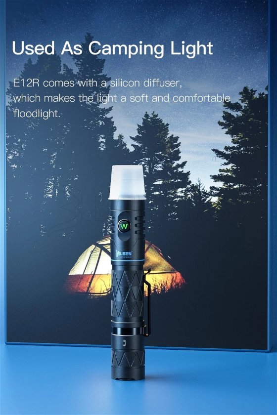 Lampe de poche Wuben E12R noir