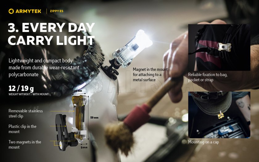 Armytek Zippy ES Porte-clés rouge