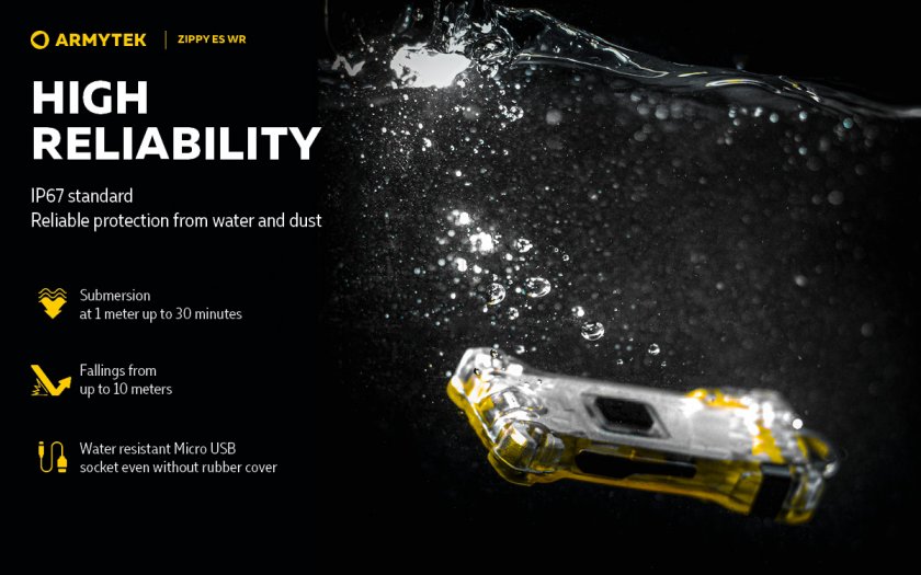 Armytek Zippy ES WR Porte-clés rouge