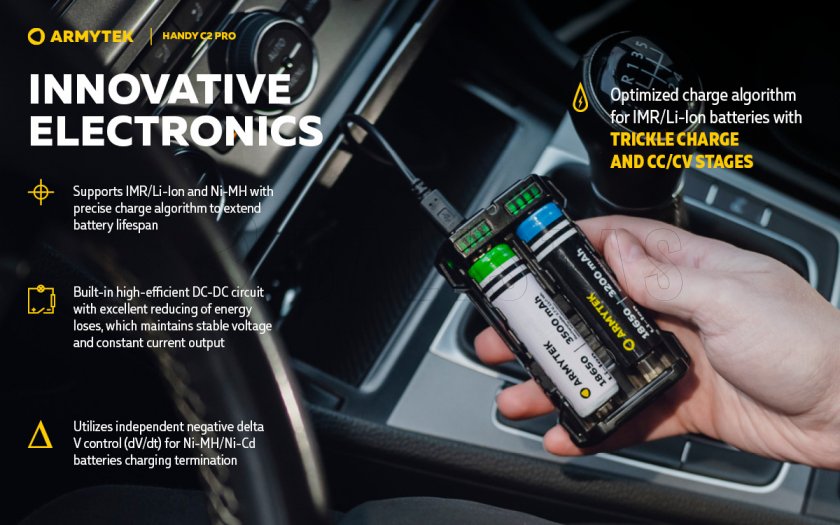 Chargeur Armytek Handy C2 Pro