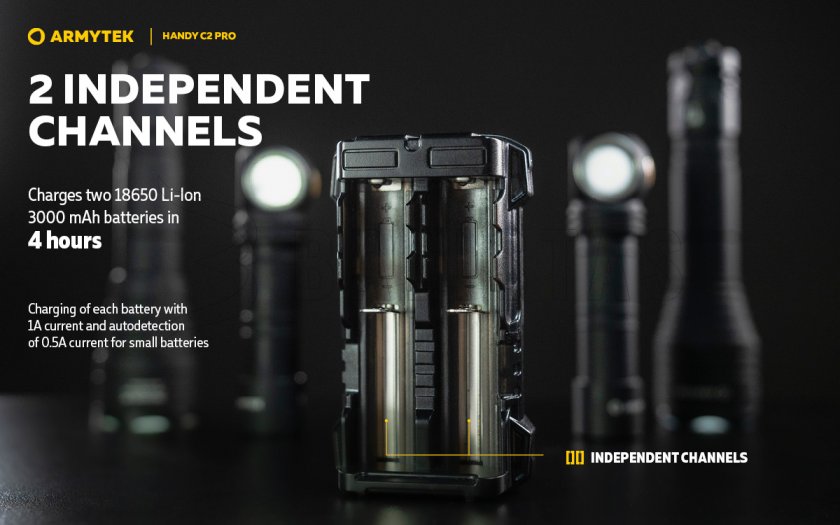 Chargeur Armytek Handy C2 Pro