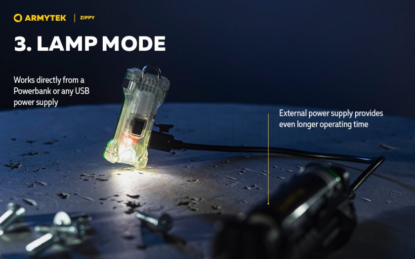 Armytek Porte-clés Zippy Blue