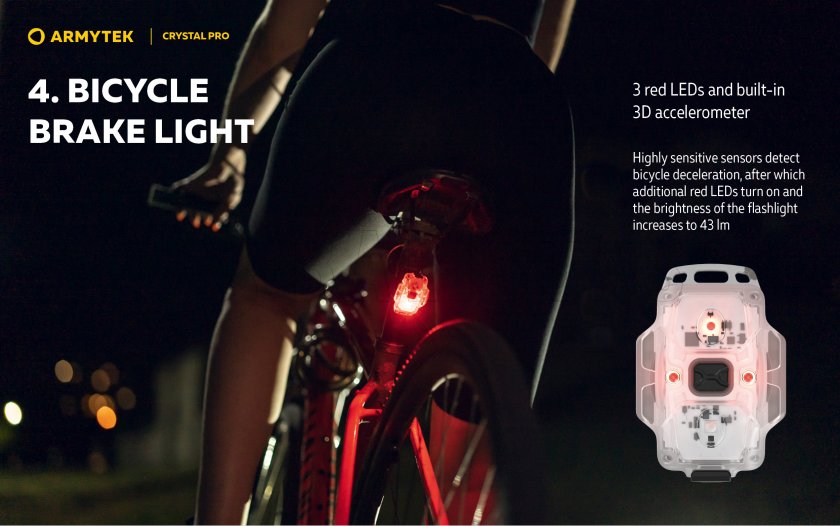 Armytek Crystal Pro lampe de poche multifonction - gris