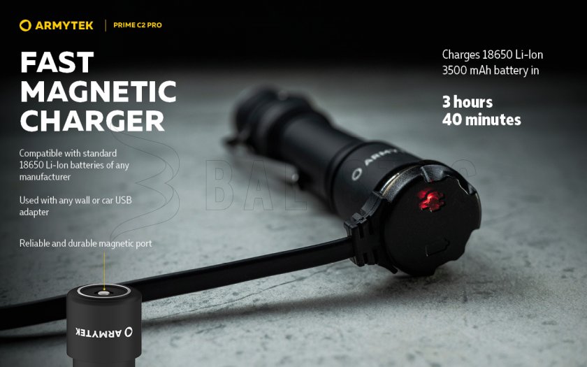 Lampe de poche Armytek Prime C2 Pro v4 Warm Light