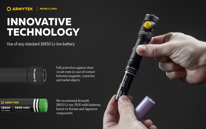 Lampe de poche Armytek Prime C2 Pro v4 Warm Light