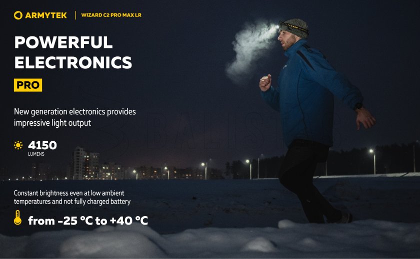 Lampe Armytek Wizard C2 Pro MAX LR lumière froide