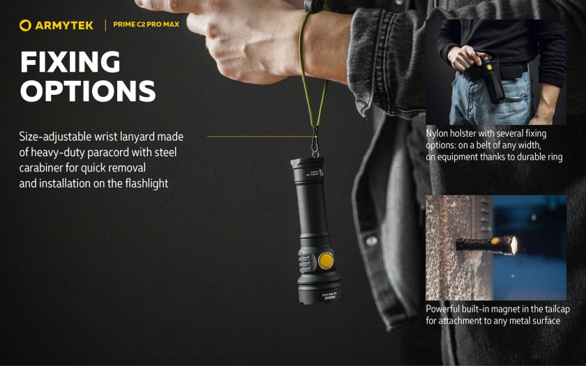 Lampe de poche Armytek Prime C2 Pro Max Cold Light