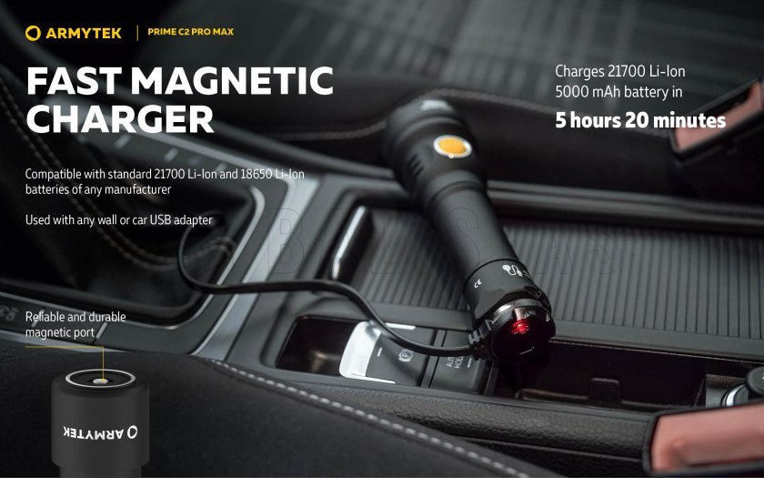 Lampe de poche Armytek Prime C2 Pro Max Cold Light