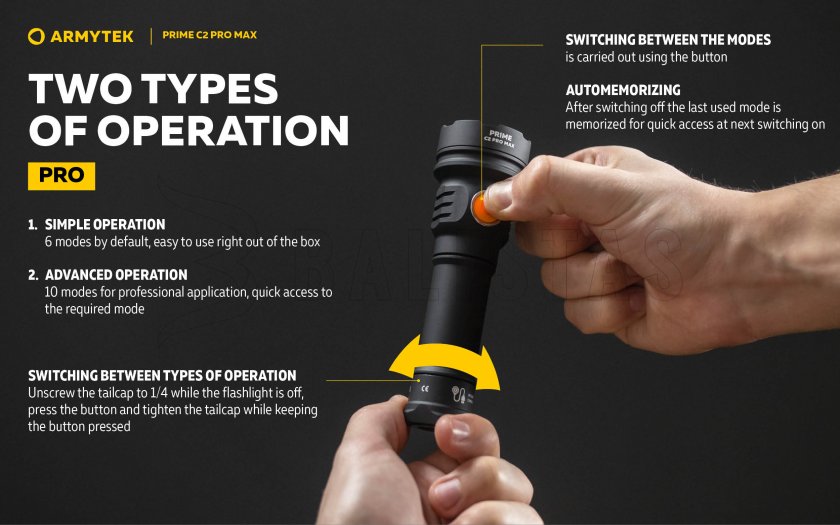 Lampe de poche Armytek Prime C2 Pro Max Cold Light