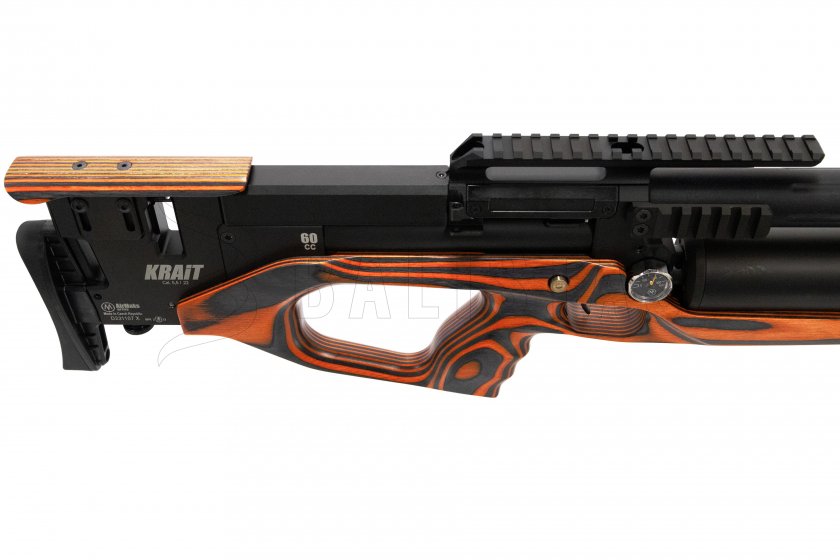 Carabine à air comprimé AirMaks Krait WX Tube 5,5mm Orange Lamino