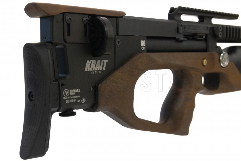 Carabine à air comprimé AirMaks Krait WL 5,5mm Wood