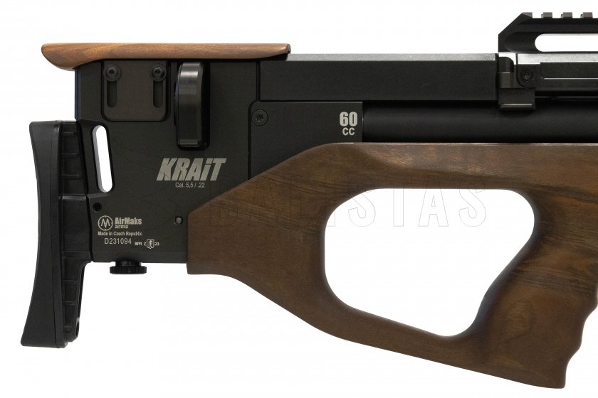 Carabine à air comprimé AirMaks Krait WL 5,5mm Wood