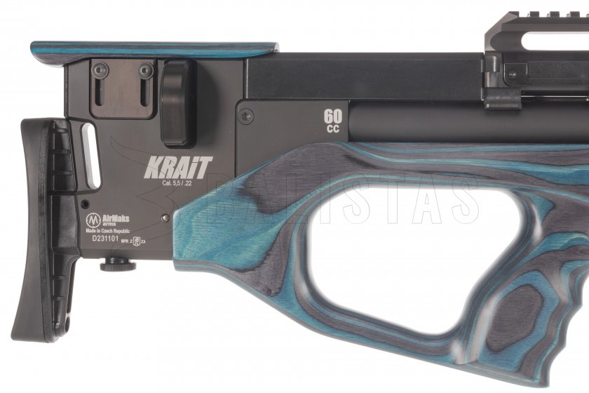 Carabine à air comprimé AirMaks Krait WL 5,5mm Blue Lamino