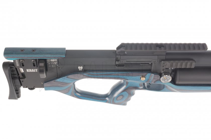 Carabine à air AirMaks Krait W Tube 5,5mm Blue Lamino