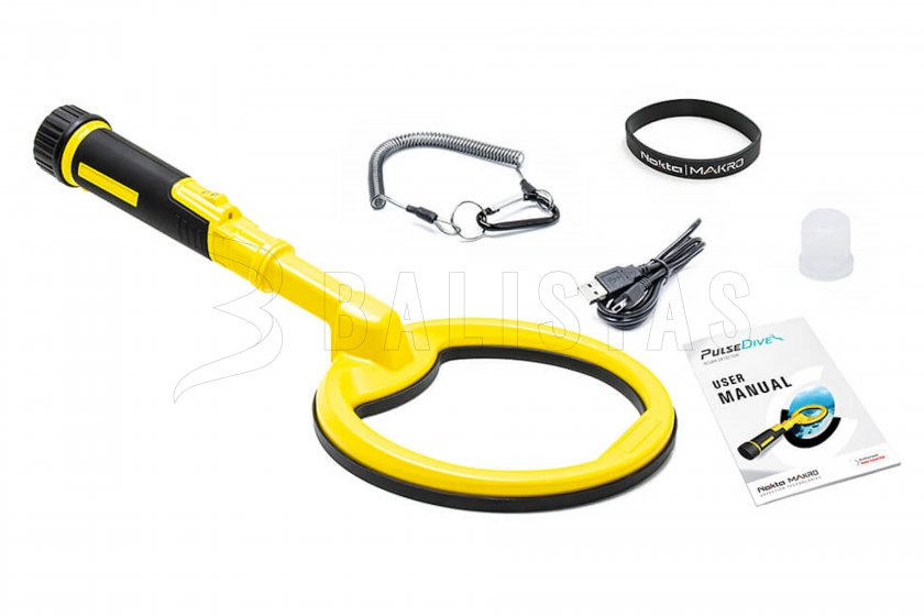 Détecteur de métaux Nokta PulseDive Scuba 8" jaune