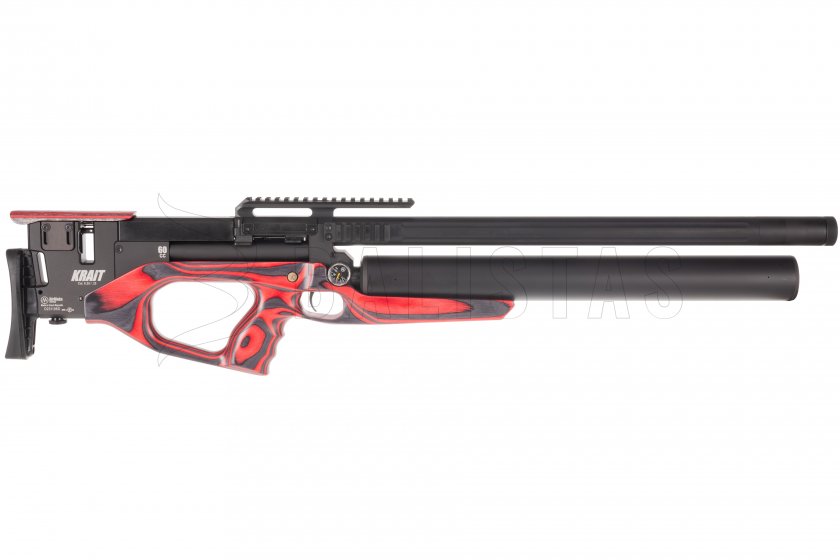 Carabine à air comprimé AirMaks Krait WX Tube 6,35mm Red Lamino