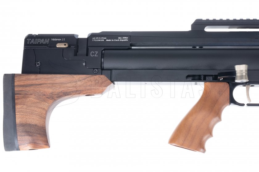 Carabine à air comprimé Taipan Veteran II TAC 550mm 6,35mm Noyer (2024)