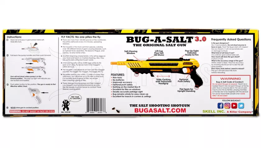 Grenaille de sel Bug-A-Salt 3.0 Classic Yellow