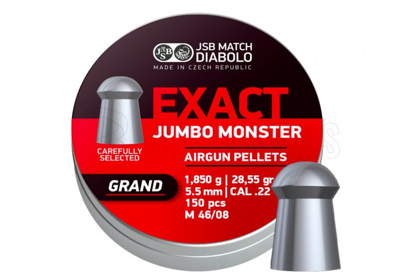 Diabolo JSB Exact Jumbo Monster Grand 5,52mm 150pcs