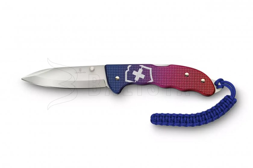 Couteau Victorinox Evoke Alox Bleu-Rouge