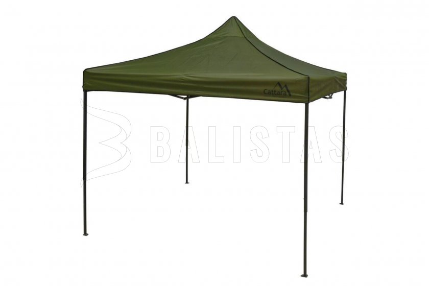 Tente pliante de fête 3x3m verte WATERPROOF