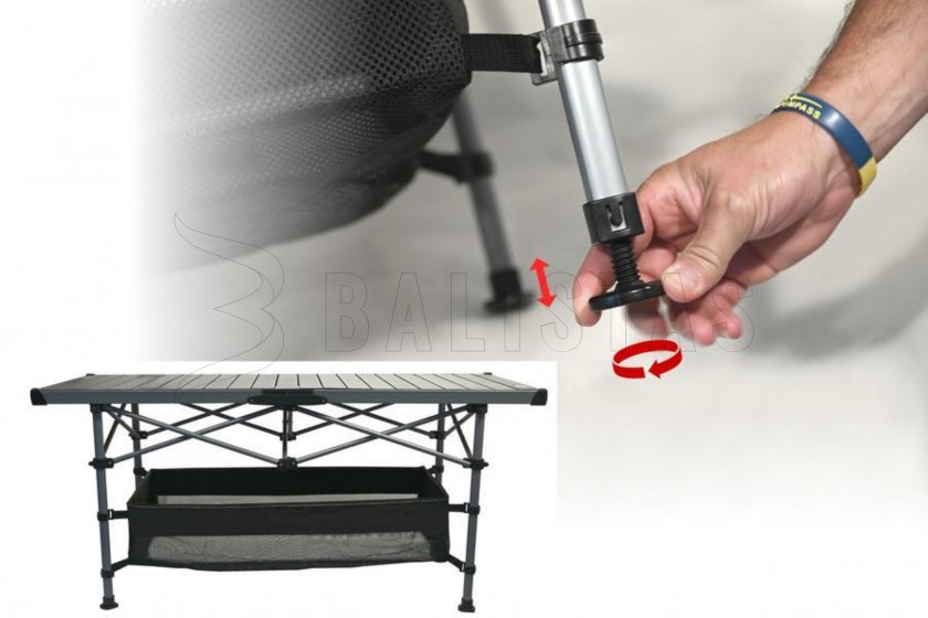 Table de camping pliante ROLL 123x55cm