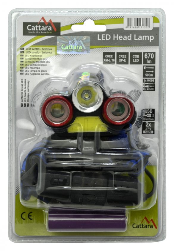 Lampe frontale LED 670lm TRIO