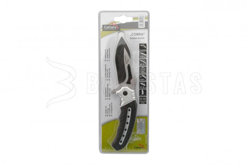 Couteau pliant COBRA 20cm avec verrouillage argenté