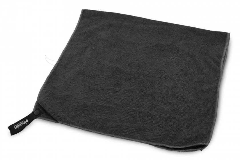 Serviette éponge Pinguin L Noir