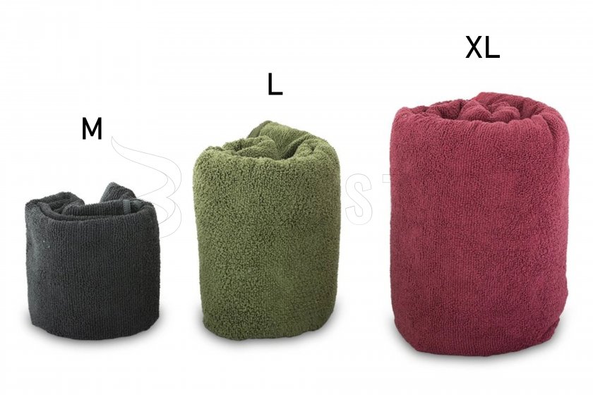 Serviette éponge Pinguin L Noir