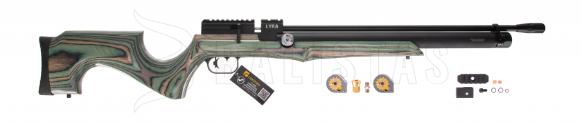 Carabine à air Reximex Lyra green/grey lamino 5,5mm