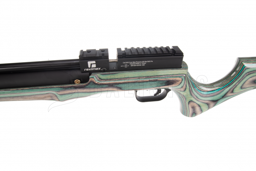 Carabine à air Reximex Lyra green/grey lamino 5,5mm