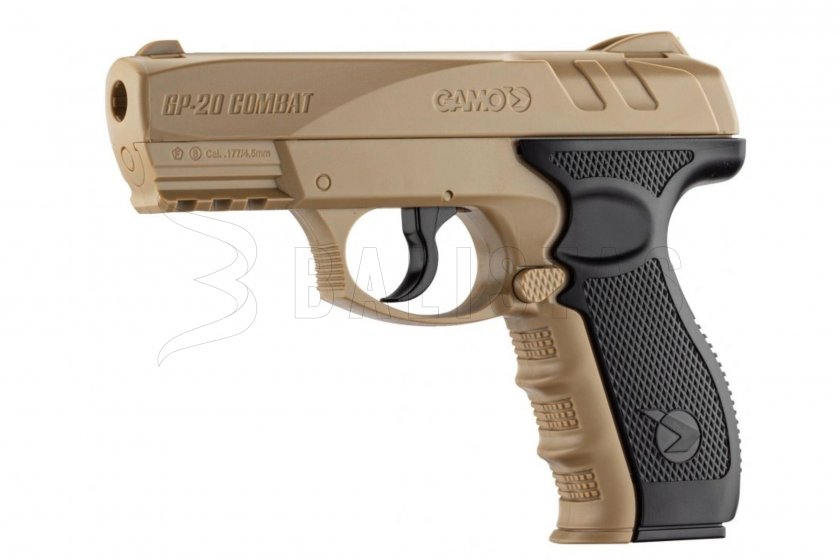 Pistolet à air comprimé Gamo GP-20 Combat Desert 4,5mm