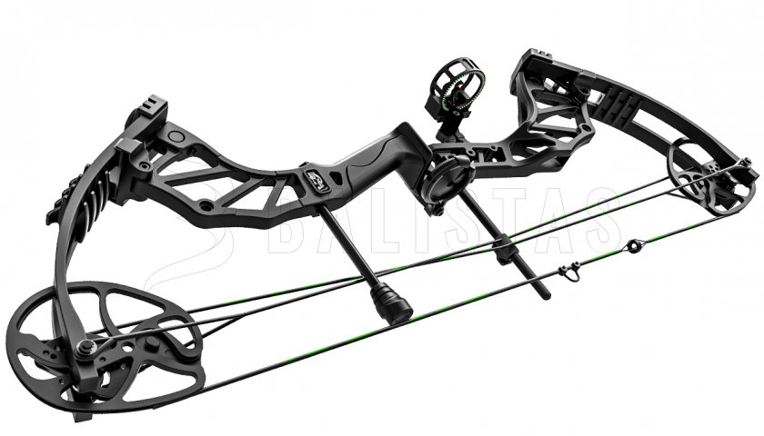Arc à poulies Man Kung Thorns 30-70lbs noir
