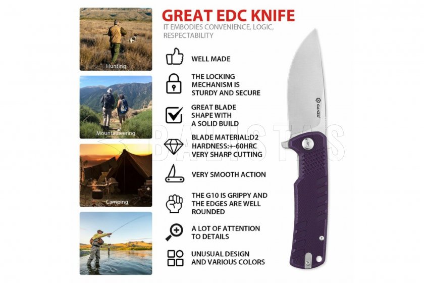 Ganzo G769-BK couteau de fermeture