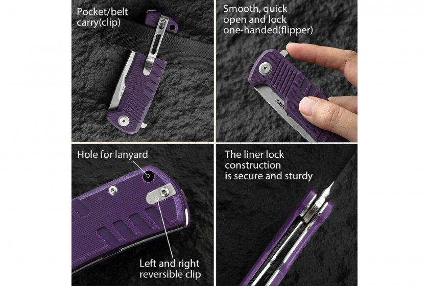 Ganzo G769-BK couteau de fermeture