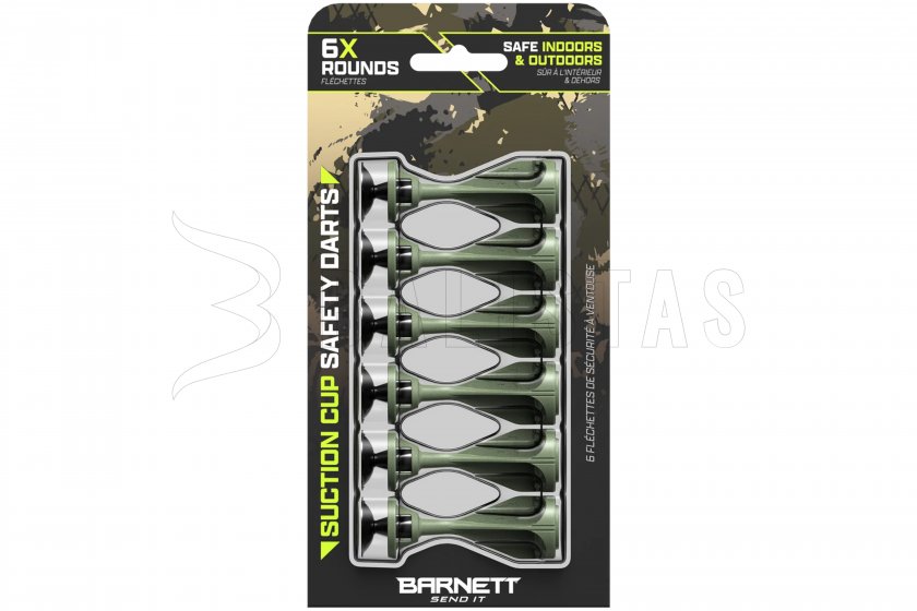 Fléchettes à ventouse Barnett Phantum Vertes