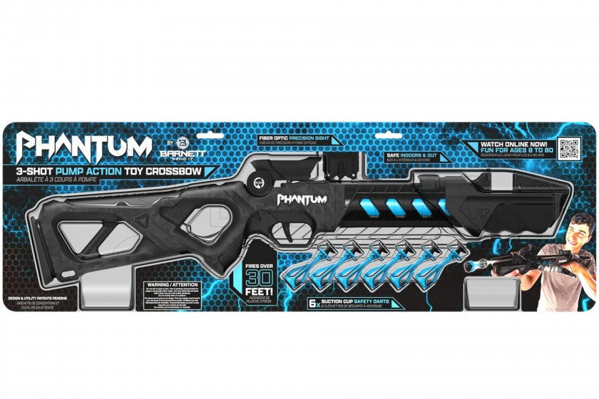 Arbalète pour flèches à ventouse Barnett Phantum Black/Blue