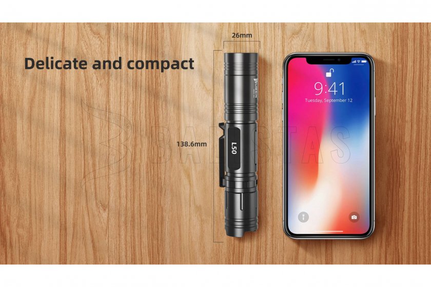 Lampe de poche Wuben L50 noir