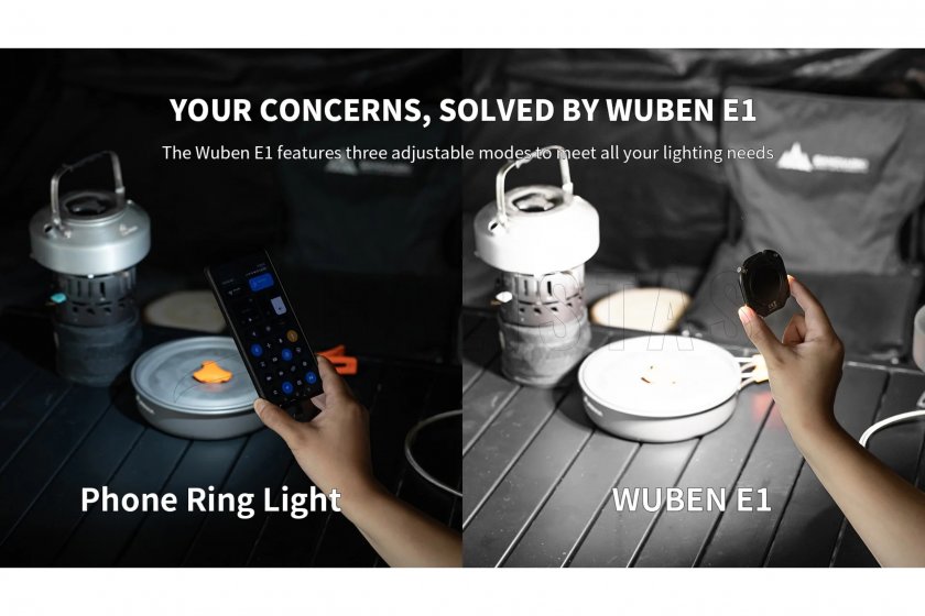 Lampe de poche Wuben E1 blanc