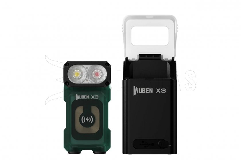 Lampe de poche Wuben X3 verte