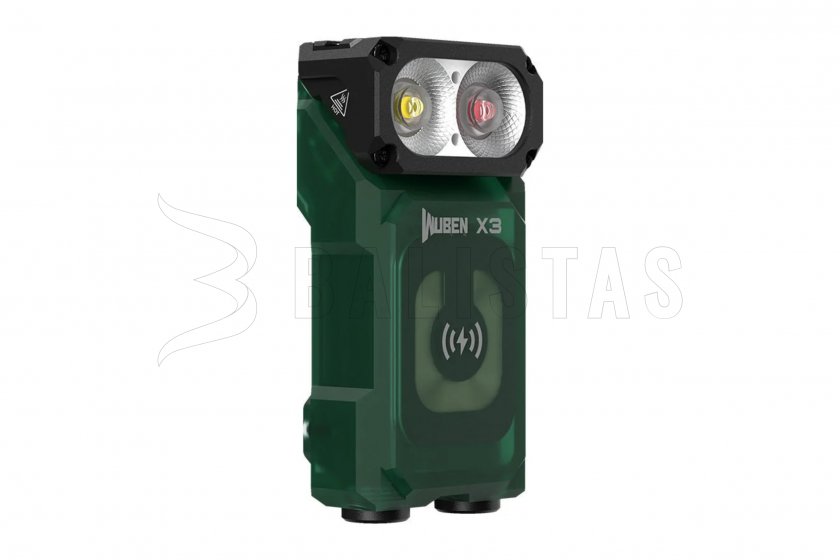 Lampe de poche Wuben X3 verte