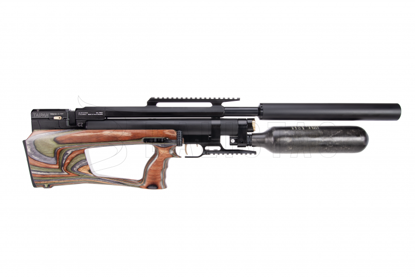 Carabine à air comprimé Taipan Veteran II TAC 550mm 6,35mm Tactical Laminate Forest