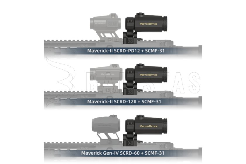 Module d’agrandissement Vector Optics Maverick-III 3x22 MIL 11