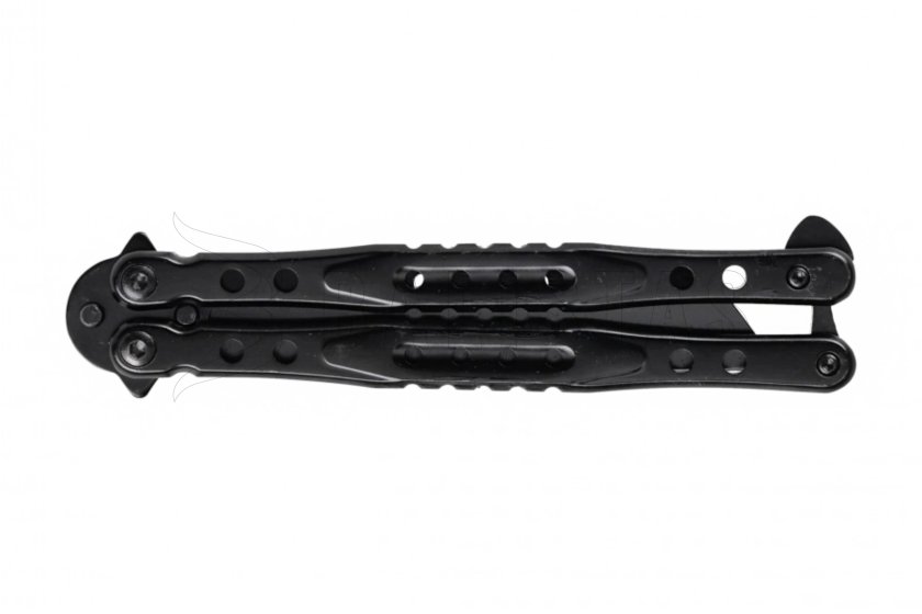 Nůž Joker motýlek JKR805 Reverse Tanto - black 04.jpg